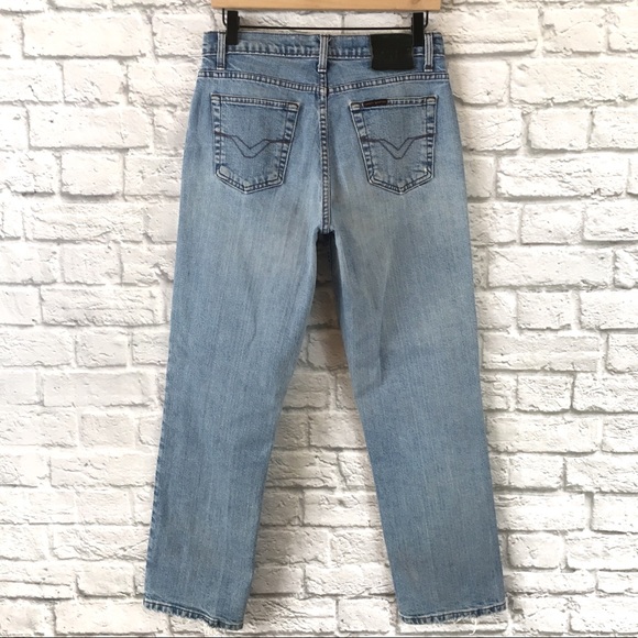 Harley Davidson Vintage Distressed Mom Jeans Sz 8 - Picture 2 of 7